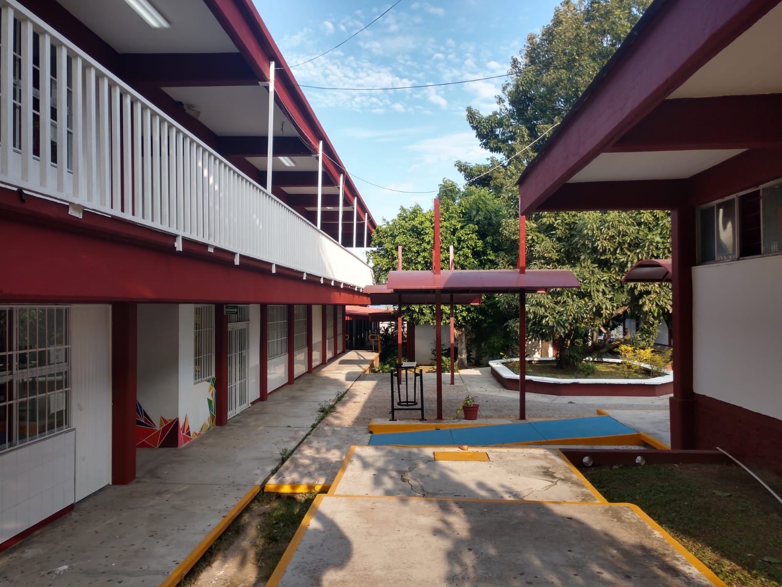 Exterior del laboratorio de física